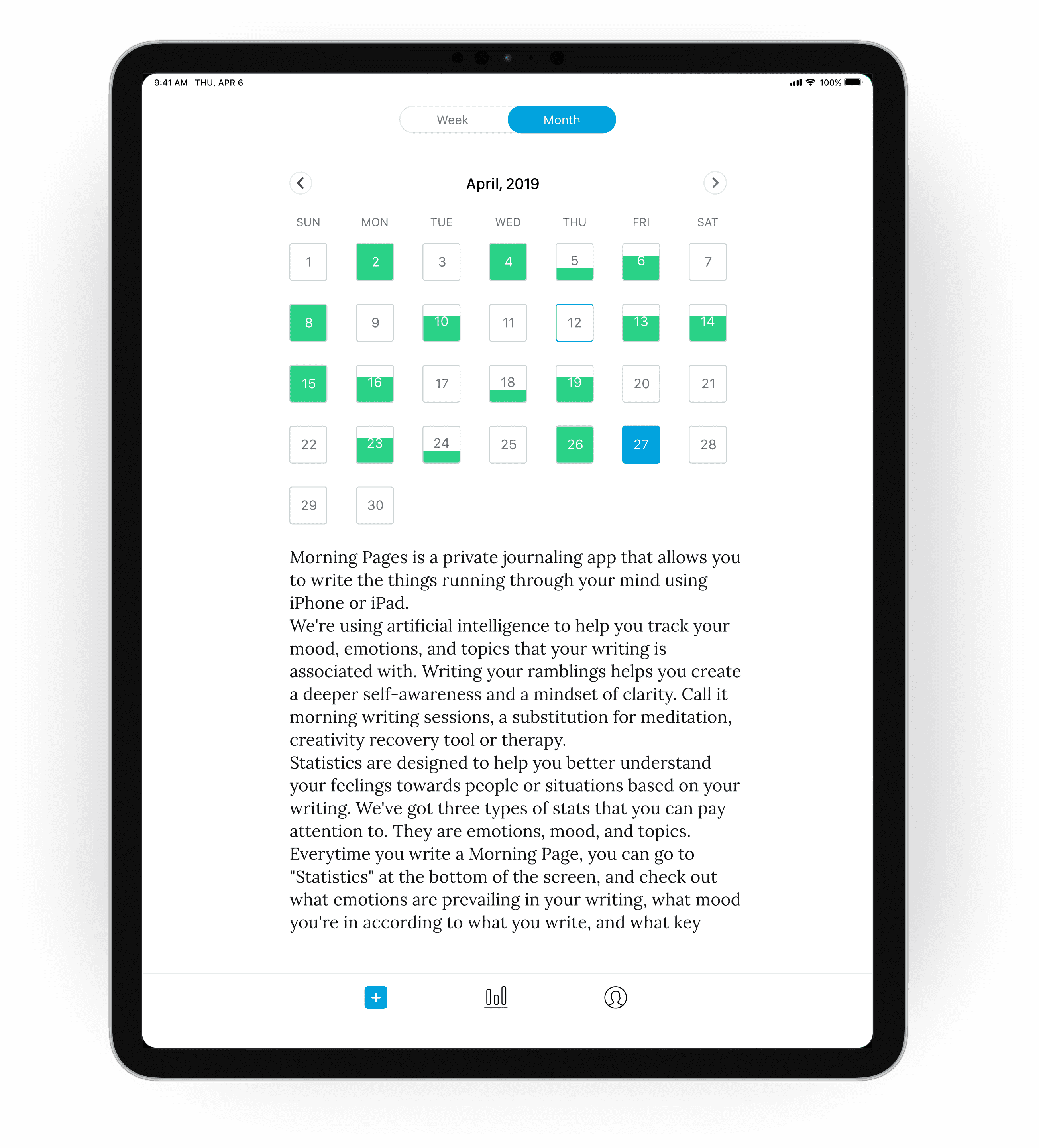 MorningPages Write Morning Pages on iPhone, iPad, or in your browser.
